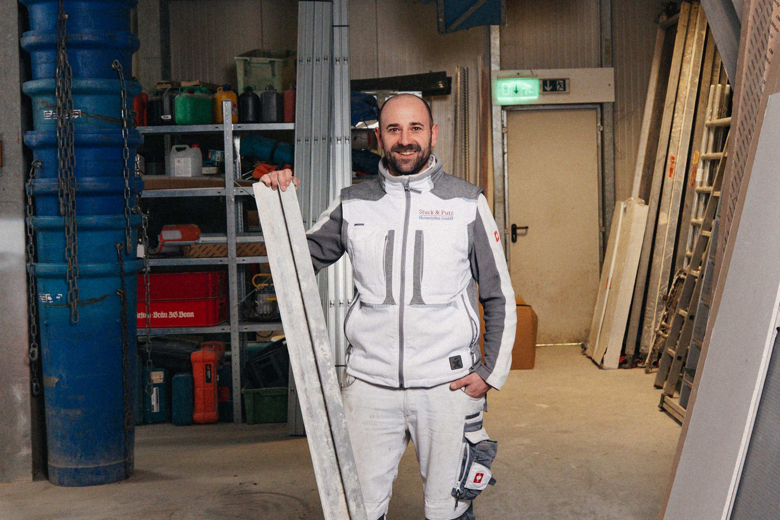 Porträtbild von Stuckateurmeister Sven Holterhöfer