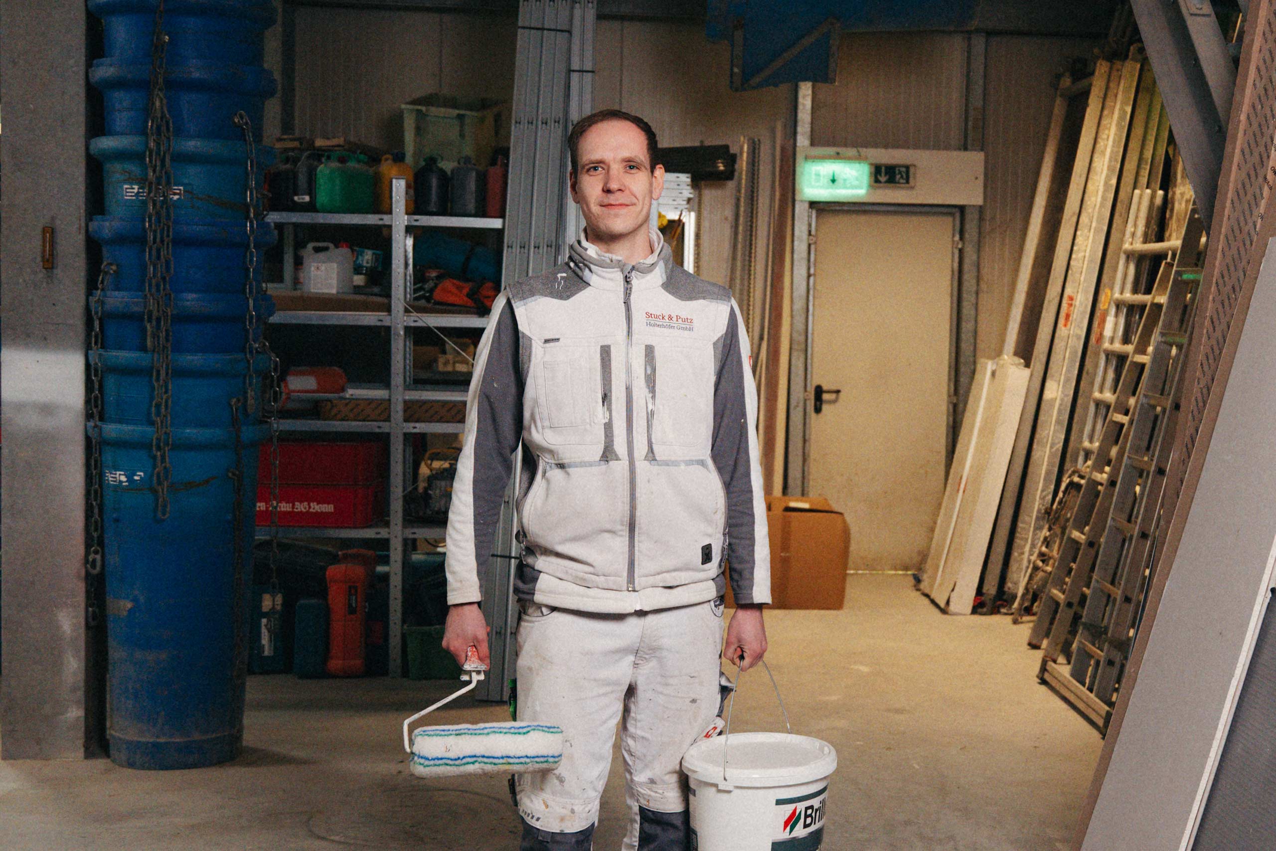 Porträtbild eines Mitarbeiters von Stuck & Putz